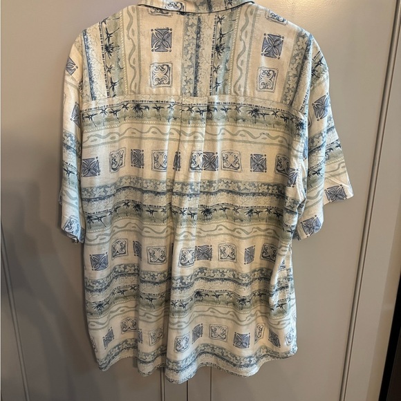 Summa Men's short sleeve silk shirt XL - Picture 3 of 4